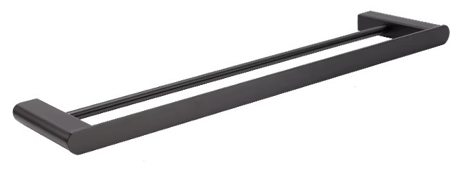 Double Towel Bar L8026-BK Matt Black
